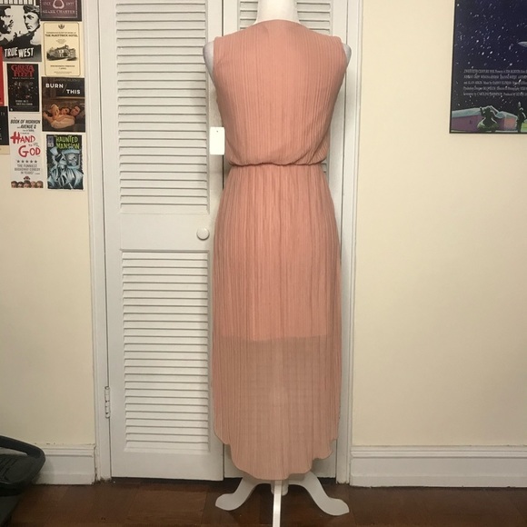 NWT Pink & Gold High Low Dress by Janette Fashion - Picture 5 of 5